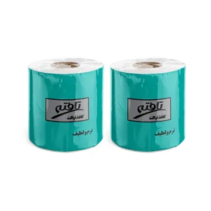 دستمال توالت تافته مدل T-soft بسته دو عددی