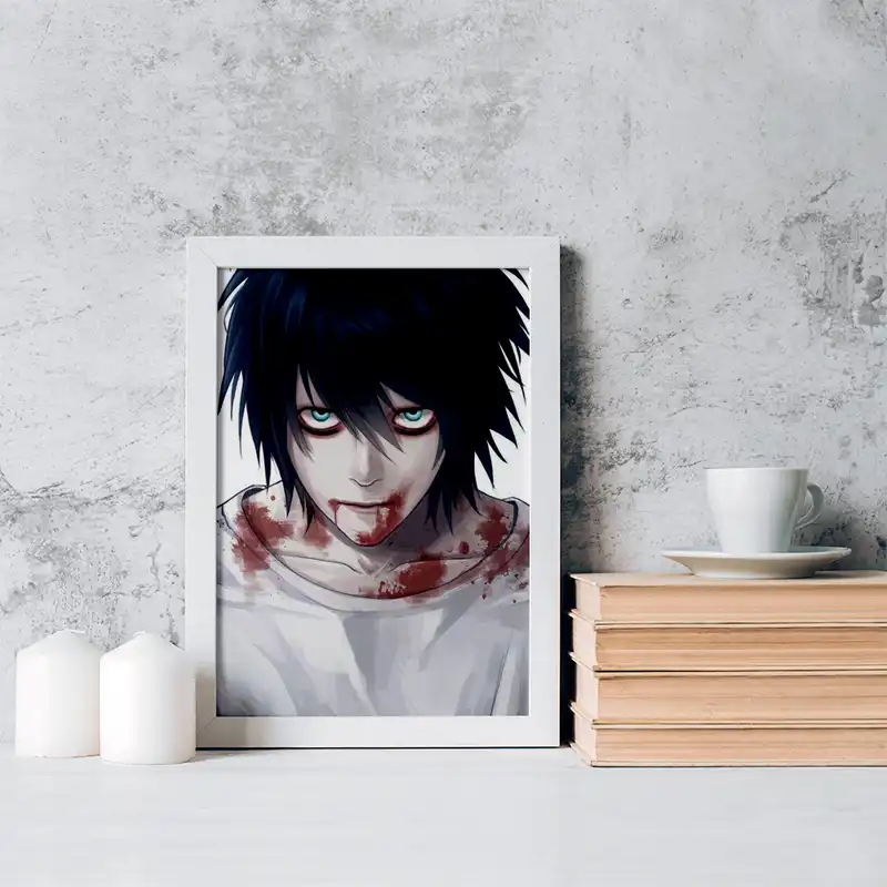 تابلو خندالو مدل ال انیمه دفترچه مرگ کد 15762