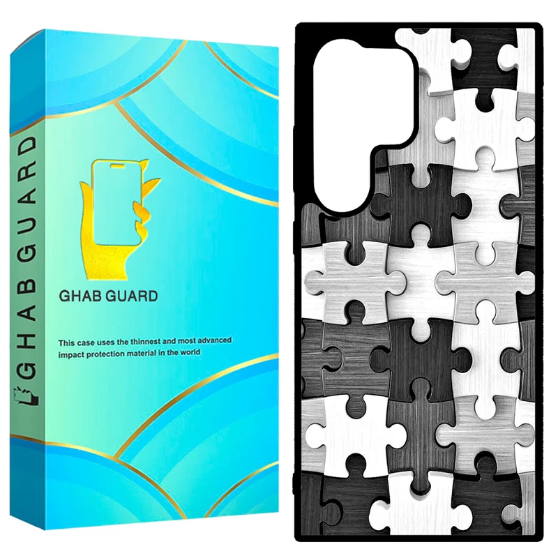 کاور قاب گارد طرح پازل مدل GCHPD24U مناسب برای گوشی موبایل سامسونگ Galaxy S24 Ultra 5G       
