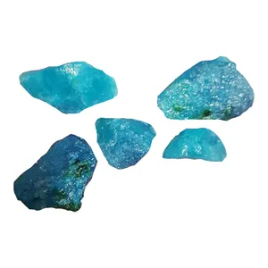 سنگ نمک دکوری مدل کریستالی طرح اقیانوس  کد AB12 بسته 5 عددی