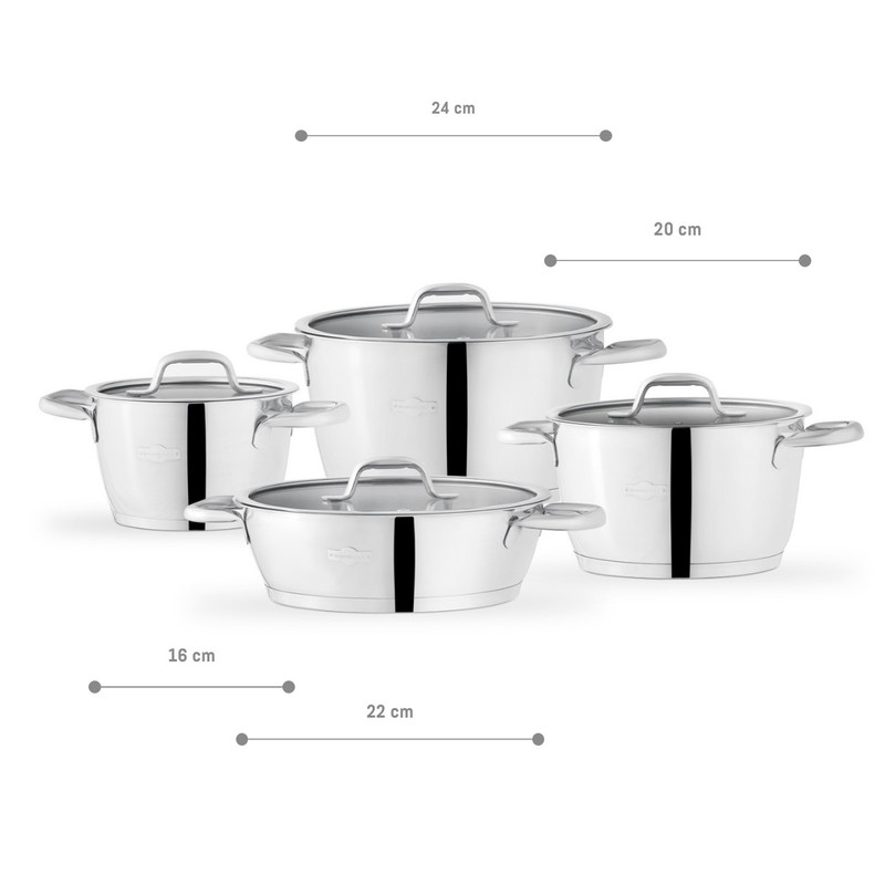 سرویس قابلمه 8 پارچه مادام کوکو مدل Nova Cookware Set