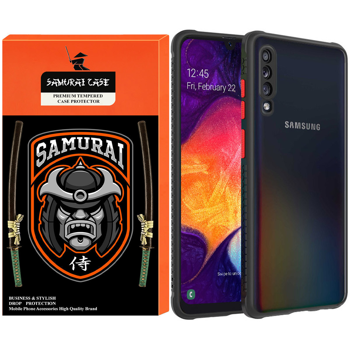 کاور سامورایی مدل Miqilin مناسب برای گوشی موبایل سامسونگ Galaxy A50 / A50S