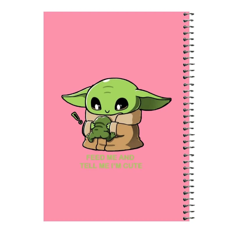 دفتر مشق 80 برگ اس جی مدل بیبی یودا کد۱۱   