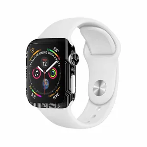 MAHOOT Black_Printed_Circuit_Board Cover Sticker for Apple Watch Watch 3 42mm