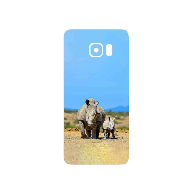 برچسب پوششی ماهوت مدل Rhino مناسب برای گوشی موبایل سامسونگ Galaxy S6 Edge