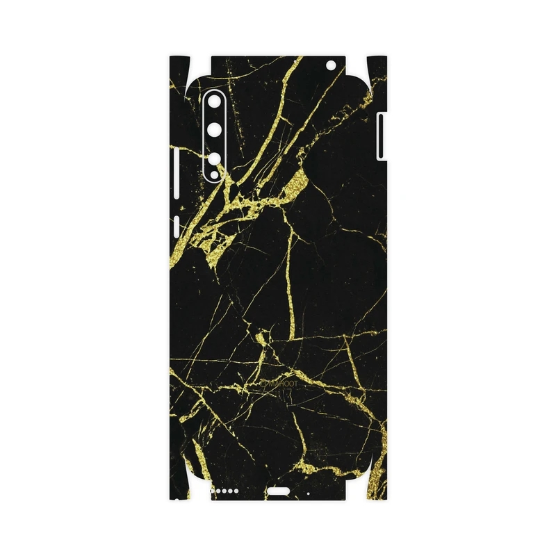 برچسب پوششی ماهوت مدل Graphite-Gold-Marble-FullSkin مناسب برای گوشی موبایل هوآوی Y8P