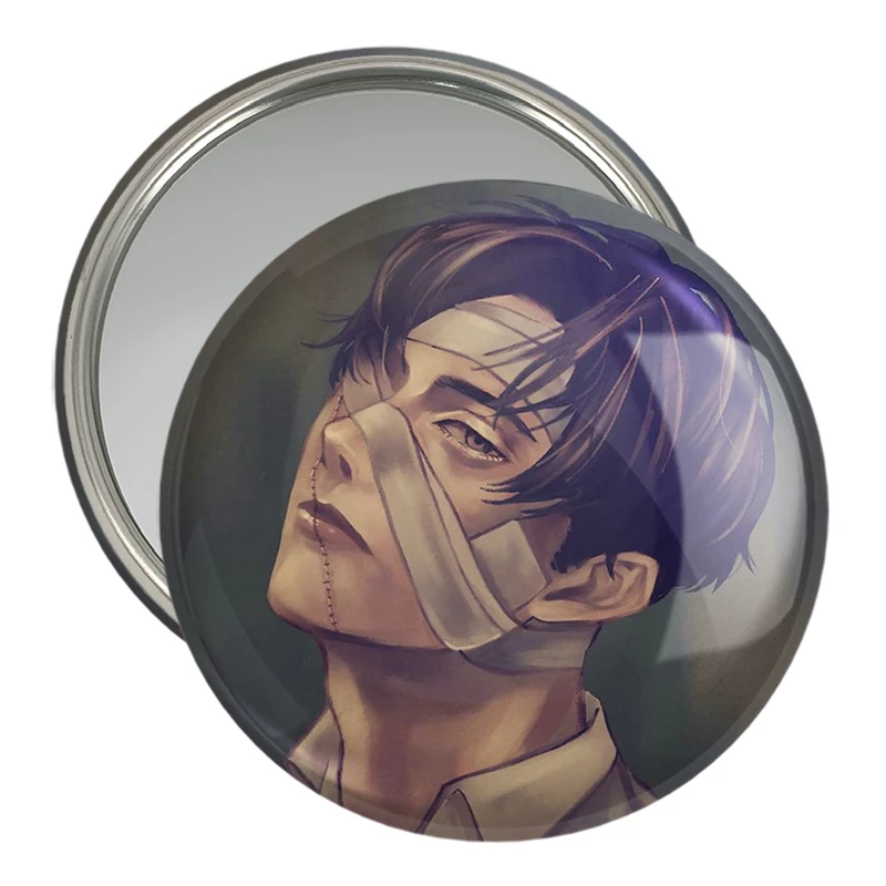 آینه جیبی خندالو مدل لیوای انیمه اتک آن تایتان Attack on Titan کد 18575