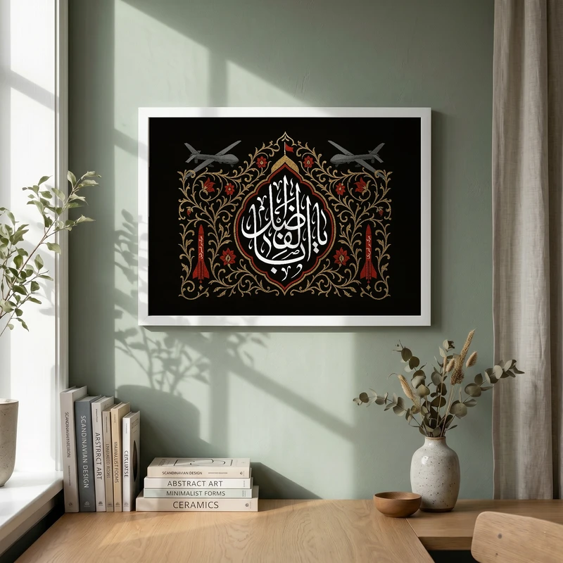 تابلو مدل G15670 فریم سفید
