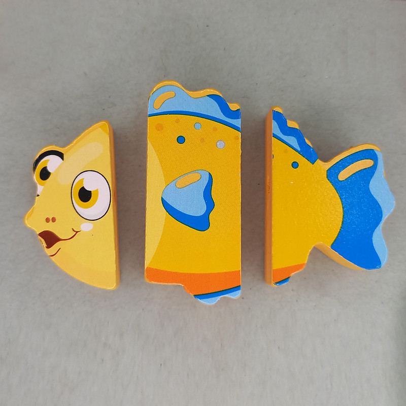 پازل آموزشی مدل جورچین برشی حیوانات دریایی