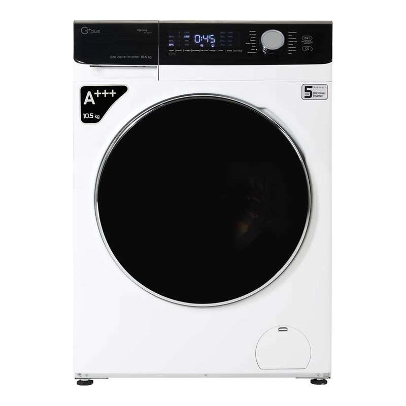 ماشین لباسشویی جی پلاس مدل GWM-K1048W ظرفیت 10.5 کیلوگرم ماشین لباسشویی جی پلاس مدل GWM-K1048W ظرفیت 10.5 کیلوگرم