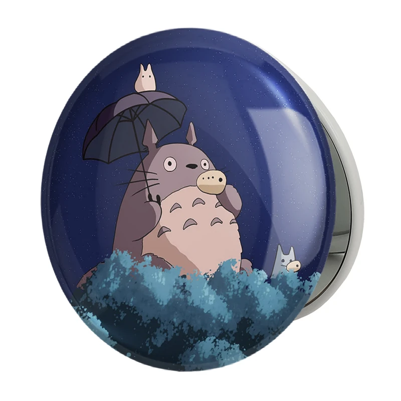 آینه جیبی خندالو طرح انیمه همسایه من توتورو My Neighbor Totoro مدل تاشو کد 30250