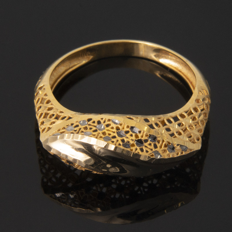 انگشتر طلا 18 عیار زنانه کد 67119