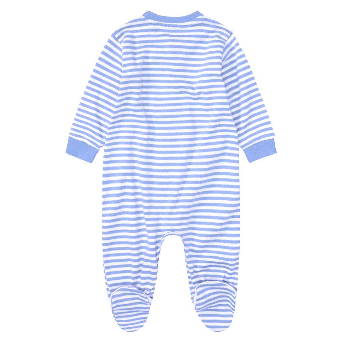 سرهمی نوزادی لوپیلو مدل راه راه رنگ آبی -  - 2