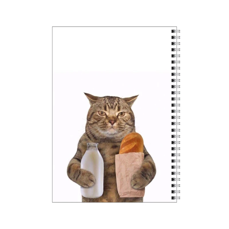 دفتر مشق 80 برگ بامبیلیپ طرح گربه و صبحانه کد 5542560