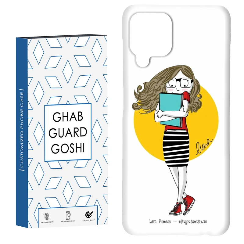 کاور قاب گارد گوشی طرح دخترانه کد Dimo-752 مناسب برای گوشی موبایل سامسونگ Galaxy A12 / Galaxy M12