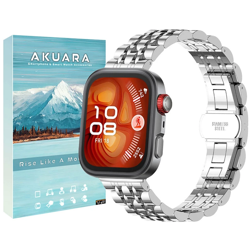 بند آکوآرا مدل 7Bead مناسب برای ساعت هوشمند هوآوی Fit 4 Pro 30mm