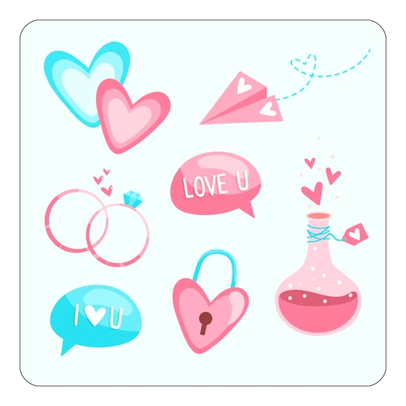 مگنت کاکتی طرح عاشقانه مدل mp37380