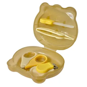 ست ناخن گیر کودک مدل خرسی مجموعه 4 عددی