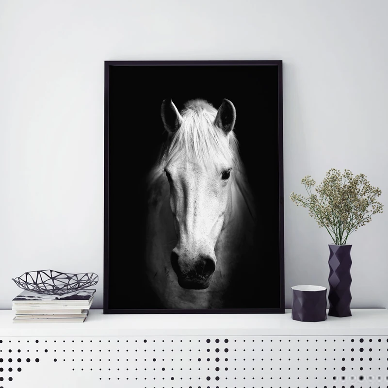 تابلو سالی وود مدل اسب رخشان کد T160602