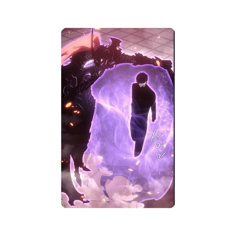 استیکر کارت مدل انیمه طرح سولو لولینگ سونگ جین وو solo leveling sung jin woo کد 5348