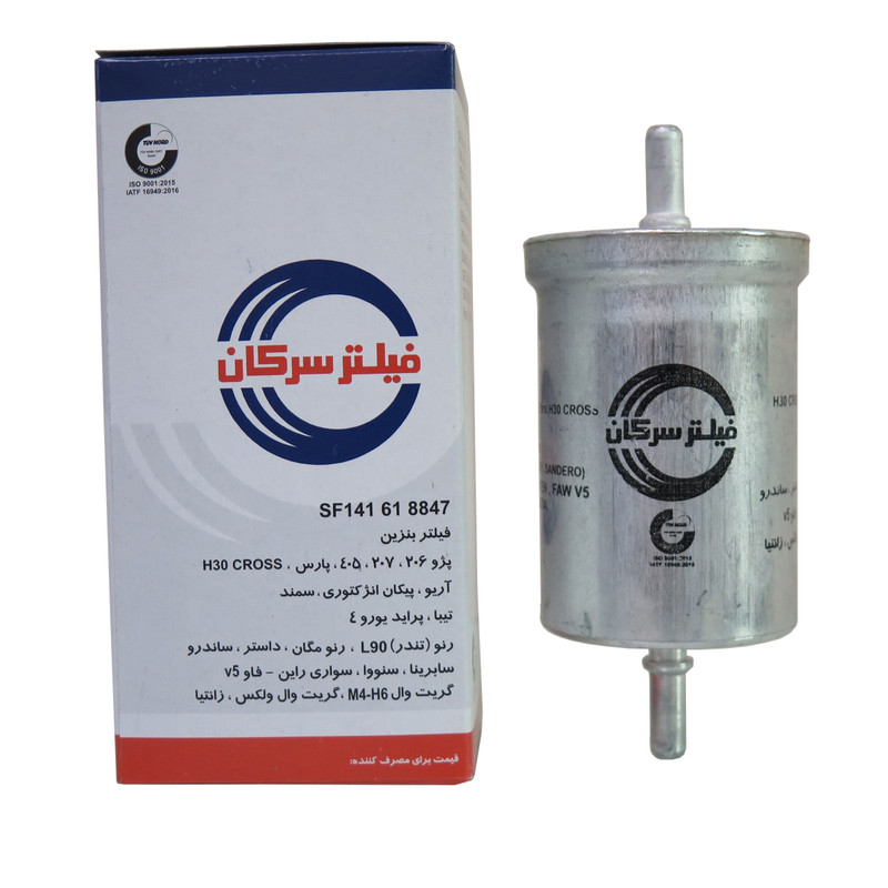 فیلتر هوا خودرو سرکان مدل SF1254 مناسب برای تندر90 به همراه فیلتر روغن و فیلتر کابین و فیلتر بنزین