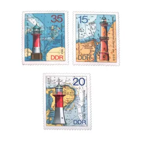 تمبر یادگاری مدل فانوس دریایی کد DS2993 مجموعه 3 عددی