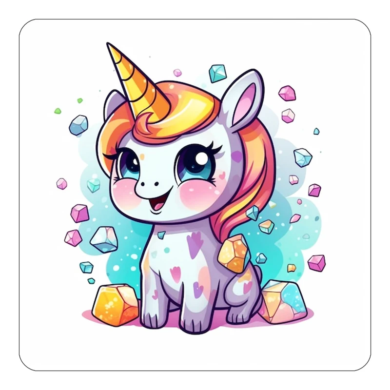 مگنت کاکتی طرح اسب تک شاخ و یونیکورن مدل mp31044