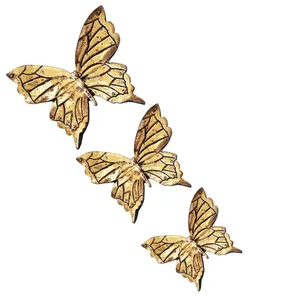 دیوارکوب طرح پروانه کد san_045 l مجموعه 3 عددی