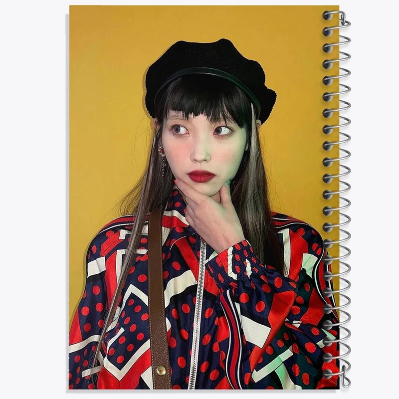 دفتر شطرنجی 50 برگ خندالو طرح آیو IU کد 11615