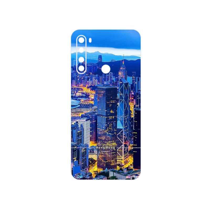 برچسب پوششی ماهوت مدل Hong Kong City مناسب برای گوشی موبایل شیائومی Redmi Note 8 2021