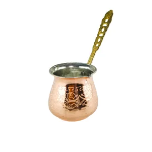 شیرجوش مسی مدل تراش دسته دار کد alsh043