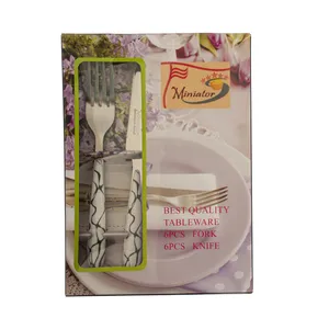 ست کارد و چنگال میوه خوری 12 پارچه مینیاتور کد ST-10