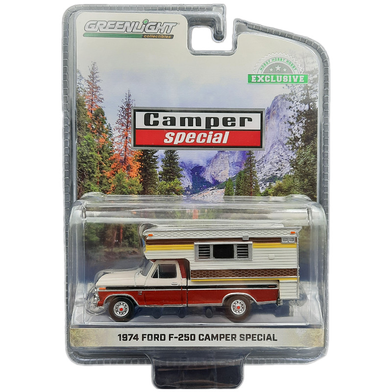 ماشین بازی گرین‌لایت مدل 1974 FORD F-250 CAMPER SPECIAL