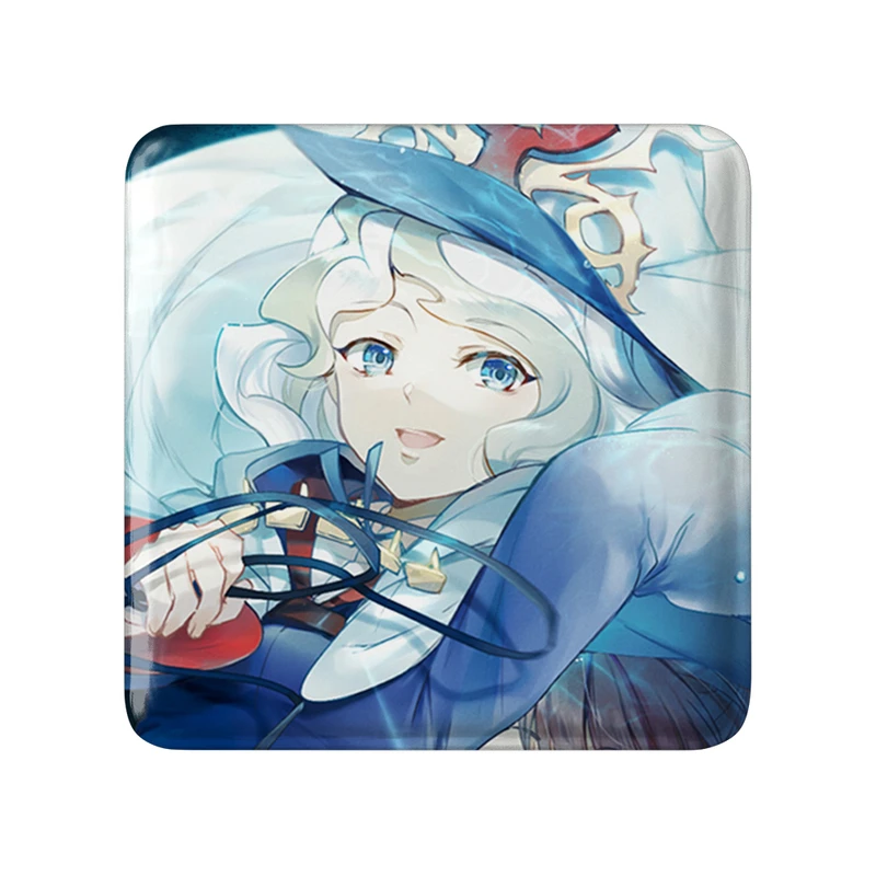 مگنت خندالو طرح دیانا انیمه جادوگران کوچک Little Witch Academia  مدل مربعی کد 22948