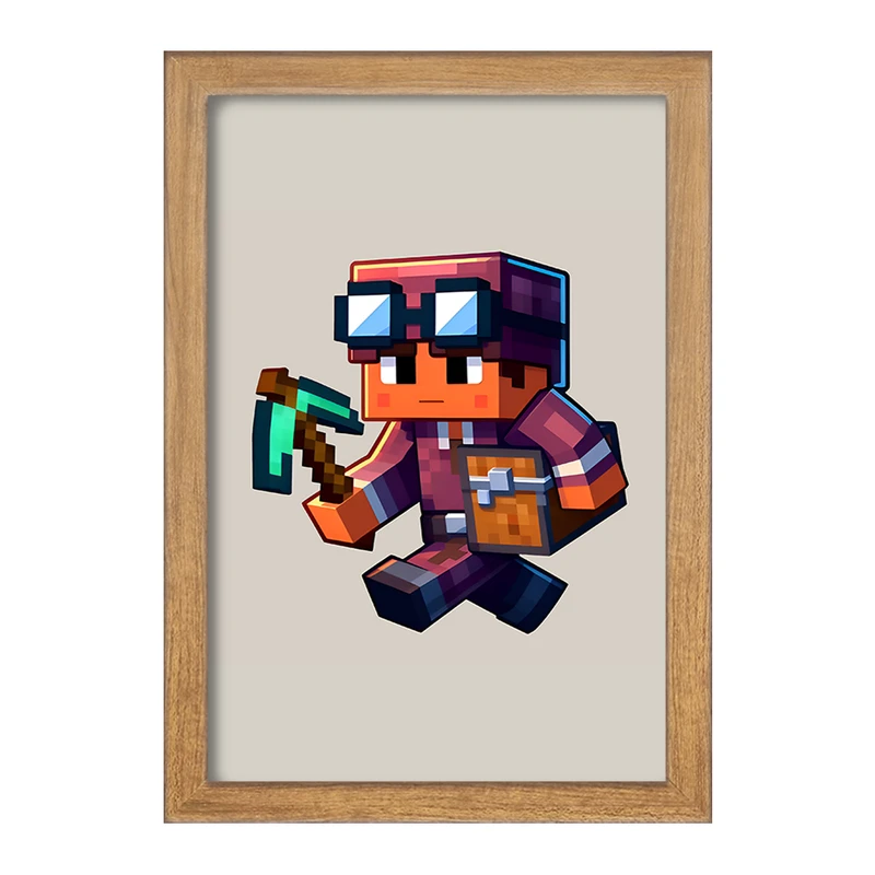تابلو خندالو مدل ماینکرافت (Minecraft) کد F12066