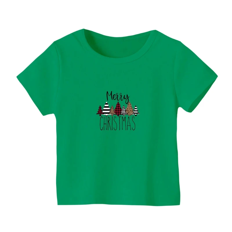 تی شرت آستین کوتاه بچگانه مدل نوشته کریسمس کد 15