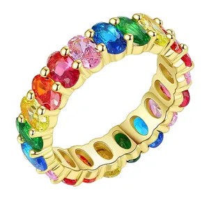 انگشتر زنانه مدل جواهری مولتی