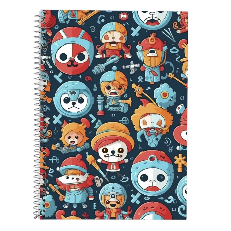 دفتر زبان 50 برگ مدوپد مدل سه خط طرح وان پیس One Piece کد DF11698