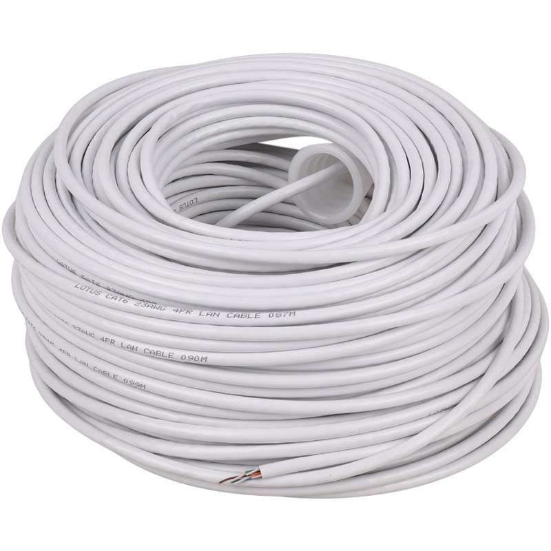 کابل شبکه Cat6 مدل Lotus Cat6 100m کابل شبکه Cat6 مدل Lotus Cat6 100m