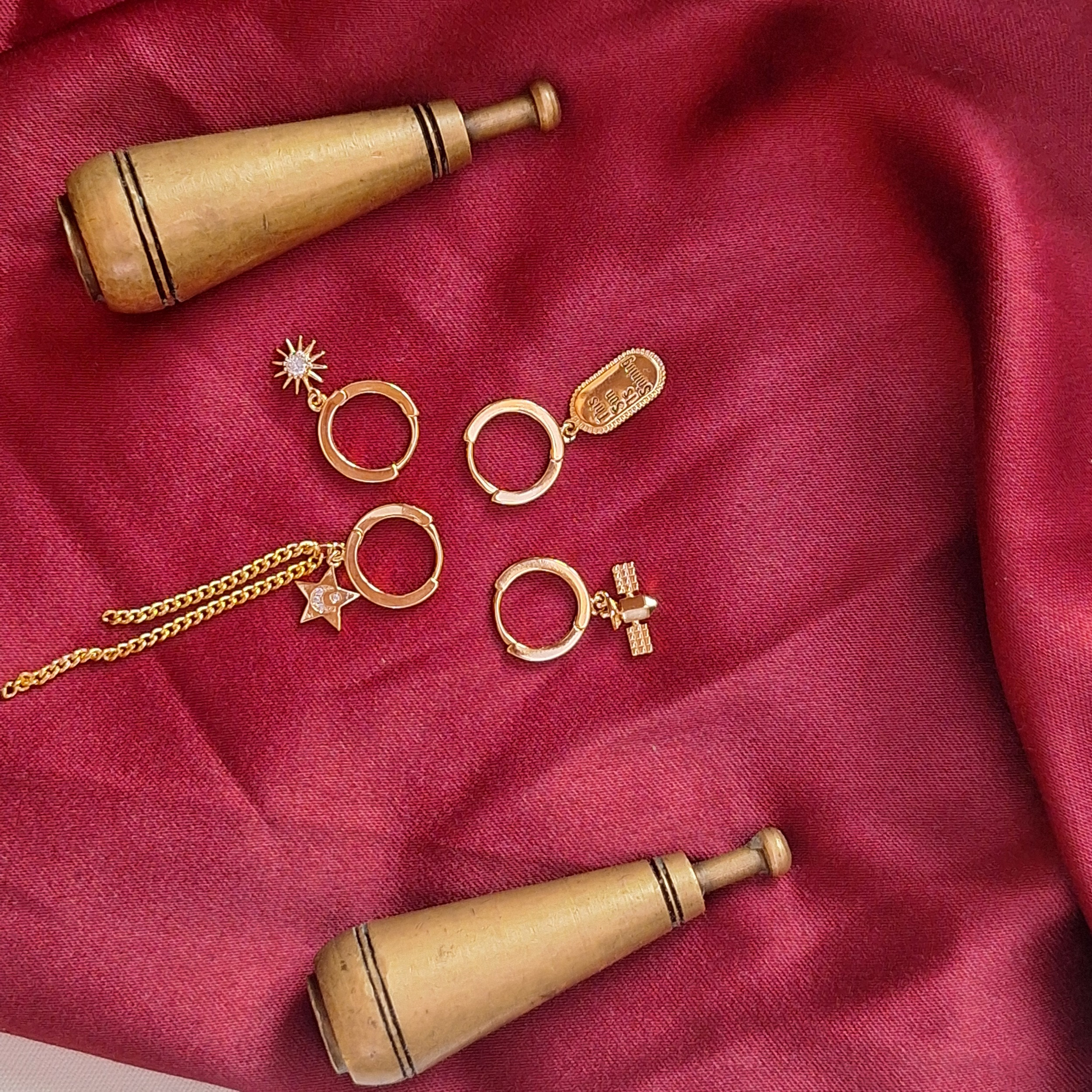 گوشواره زنانه کد 051 مجموعه 4 عددی