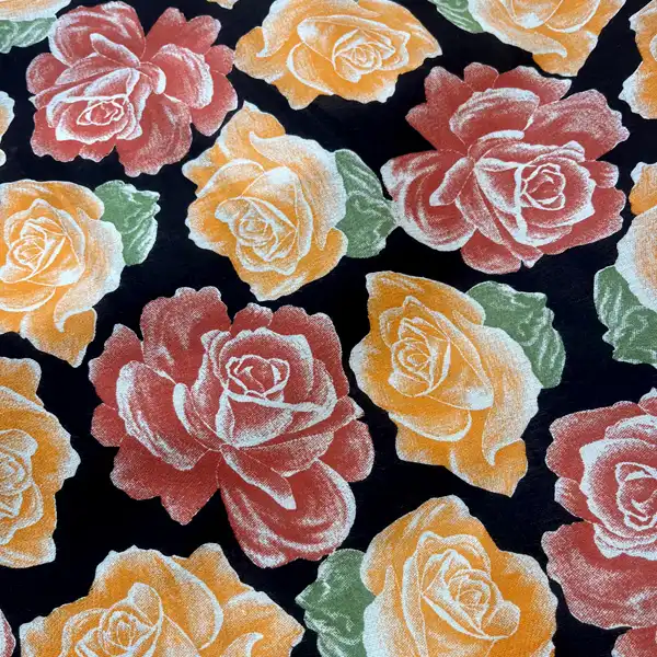 پارچه لباس مدل نخی گلدار کد 382