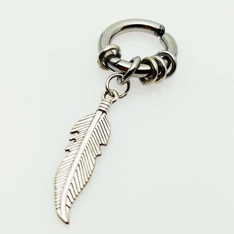 پیرسینگ گوش طرح پر مدل 562PRMZ پیرسینگ گوش طرح پر مدل 562PRMZ