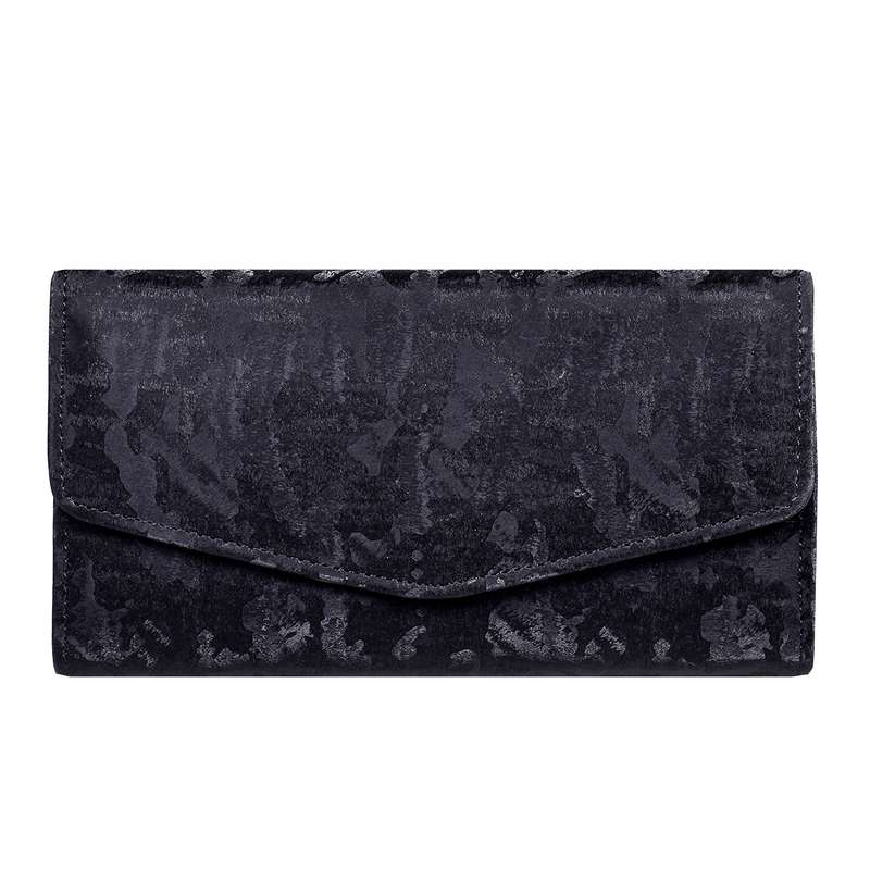 کیف پول زنانه مدل مخملی کد 8171