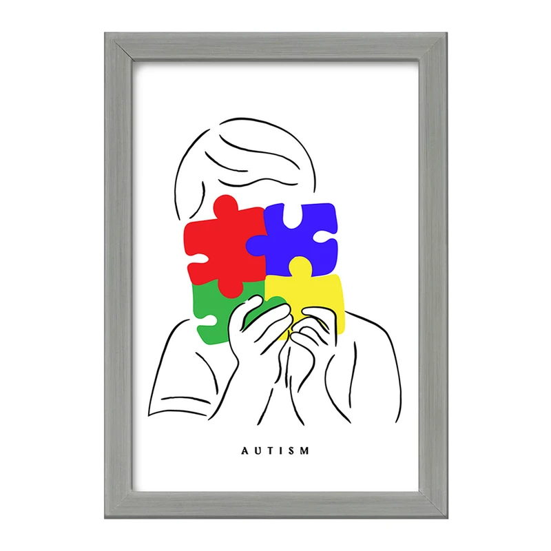 تابلو خندالو طرح اتیسم Autism کد 26756