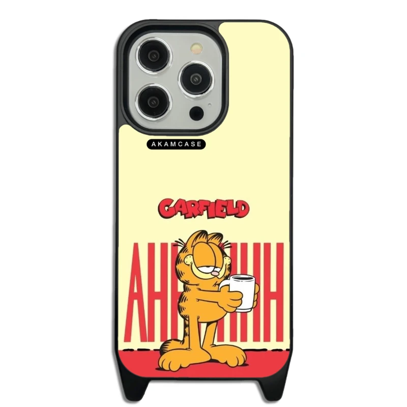 کاور آکام مدل AMC-WLA15PRO-GARFIELD12 مناسب برای گوشی موبایل اپل iPhone 15 Pro