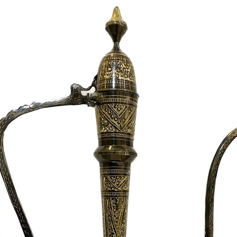 گلاب پاش برنجی مدل سیاه قلم 2185