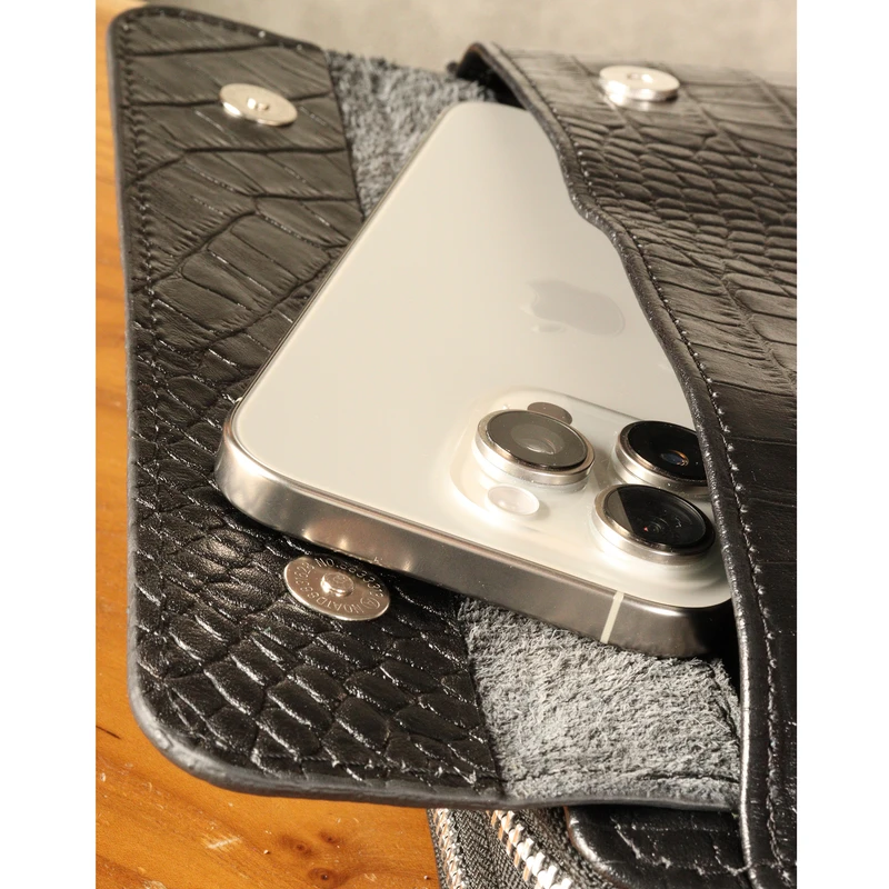 عکس شماره 9 : کیف دستی بیورا مدل چرم طبیعی کروکودیلی pa05