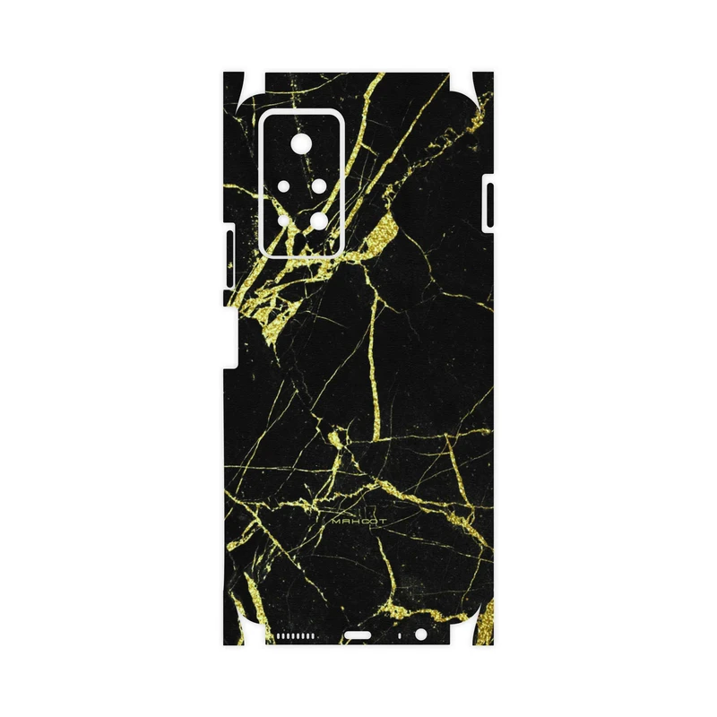 برچسب پوششی ماهوت مدل Graphite-Gold-Marble-FullSkin مناسب برای گوشی موبایل اینفینیکس Note 11 Pro