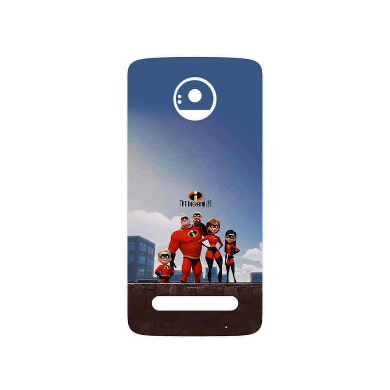 برچسب پوششی ماهوت مدل The Incredibles مناسب برای گوشی موبایل موتورولا Moto Z2 Play