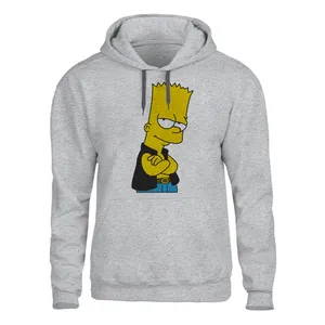 هودی مردانه مدل  سیمیسون کد SH80 رنگ طوسی